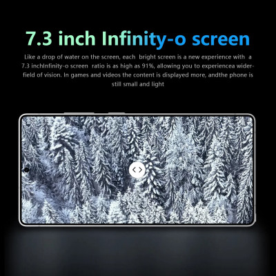 هواتف محمولة S25 Ultra 7.3HD هاتف ذكي أصلي 5G ثنائ...