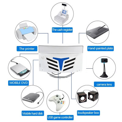 شاشة 32 بوصة Core I7 Pc Gamer I9 Monoblock منحنية...