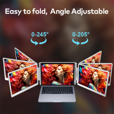 شاشة FHD IPS محمولة بإضاءة خلفية LCD مقاس 16 بوصة،...
