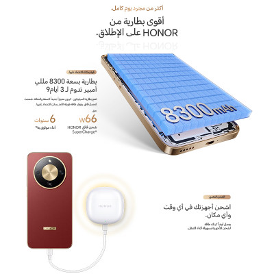 هاتف ذكي HONOR X9d الإصدار العالمي الجديد 12GB+256...