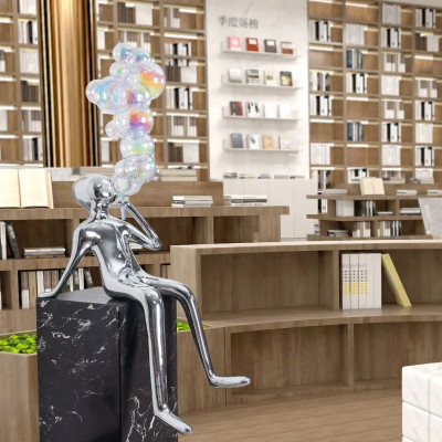 منحوتات حديثة لغرفة المعيشة ، جمالية إبداعية ، أشخ...