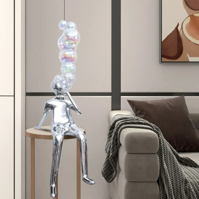 منحوتات حديثة لغرفة المعيشة ، جمالية إبداعية ، أشخ...