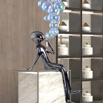 منحوتات حديثة لغرفة المعيشة ، جمالية إبداعية ، أشخ...