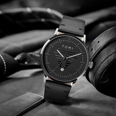 ساعة تومي TOMI للرجال | ساعة كاجوال كوارتز للأعمال...