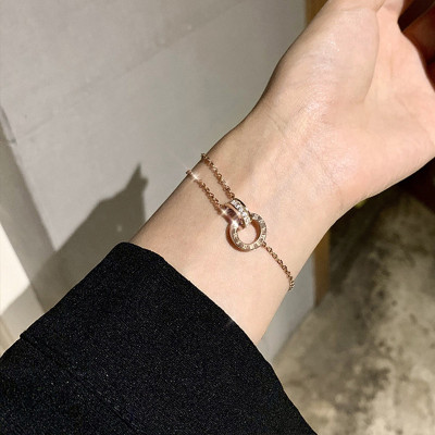 سوار فاخر من الفولاذ المقاوم للصدأ مطلي بالذهب من...