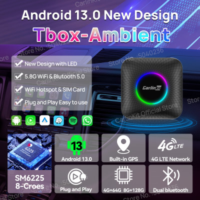 2025 CarlinKit CarPlay AI Box Android 13 SM6225 61...