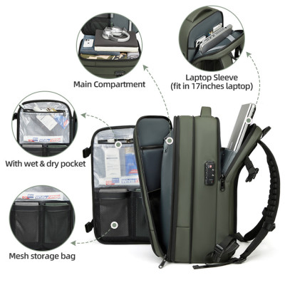Travel Backpack Men Business Airback Backpack 60L...