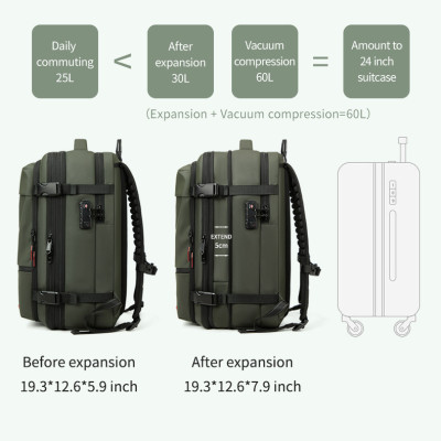 Travel Backpack Men Business Airback Backpack 60L...
