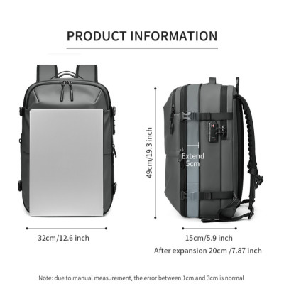 60L Airback Backpack with Air Pump Travel Backpack...