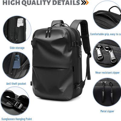 60L Expandable Vacuum Backpack with Sealed Compres...