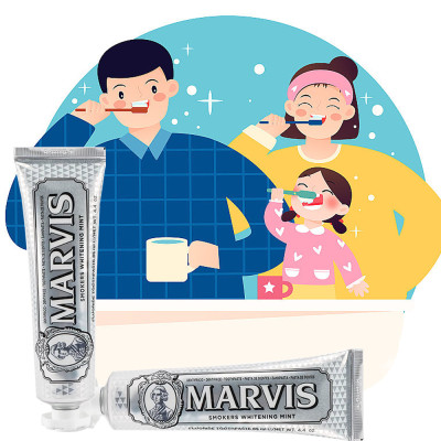 1 قطعة 85 مللي معجون أسنان مارفيس الأصلي إيطاليا ت...