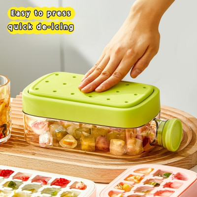 المحمولة سيليكون الفريزر صواني الثلج صفر الاتصال ض...