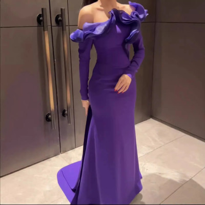 مثير النمط الفرنسي الرقبة العالية بلا أكمام ثوب مع...