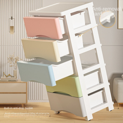 Household large drawer storage cabinets plastic ch...