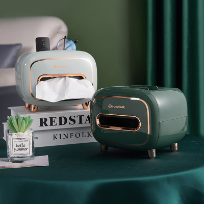 صندوق مناديل فاخرة لغرفة المعيشة المنزلية ، موزع و...