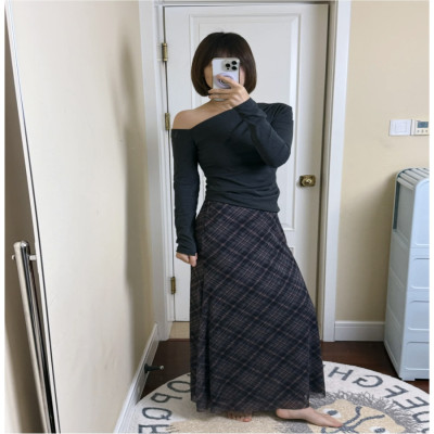 ETJ 2025 traf ربيع جديد أنيق للمرأة موضة منقوشة مط...