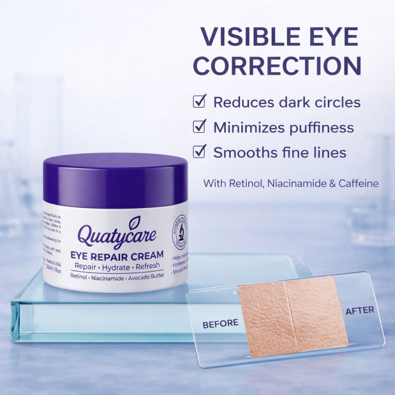 كريم إصلاح وتجديد محيط العين بالريتينول والنياسيناميد وزبدة الافوكادو – 28 مل