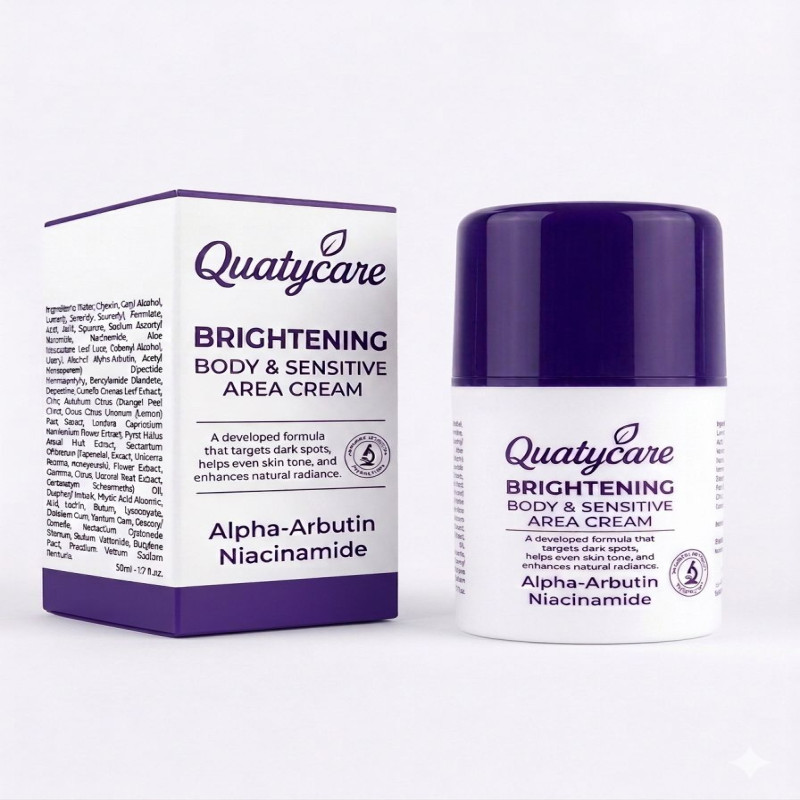 كريم تفتيح الجسم والمناطق الحساسة بالألفا أربوتين والنياسيناميد – 50 مل