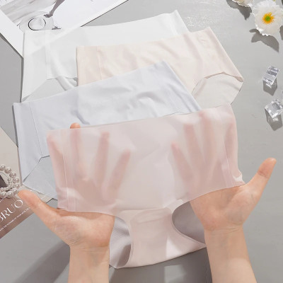 الصيف الحرير الجليد سلس الملابس الداخلية السيدات ا...