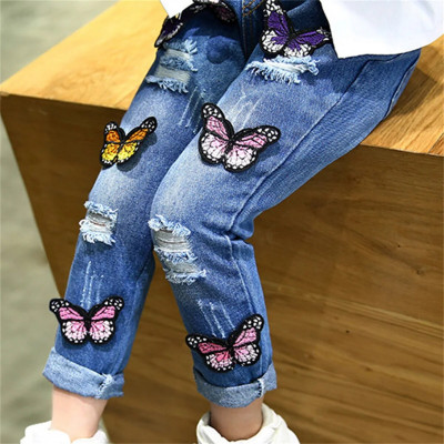 الربيع والخريف الأطفال الجينز مع الأوروبية والأمري...