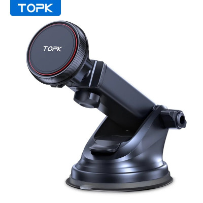Topk-حامل هاتف السيارة المغناطيسي ، المغناطيس الهاتف الذكي حامل المحمول ،
