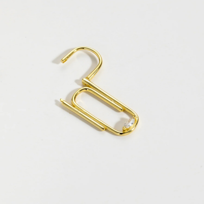 ANDYWEN-925 فضة الذهب الموضوع هوب كليب ، روك الشري...