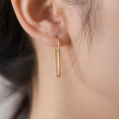 ANDYWEN-925 فضة الذهب الموضوع هوب كليب ، روك الشري...