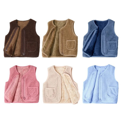 صدرية شتوية للأطفال ، سترة بسحّاب