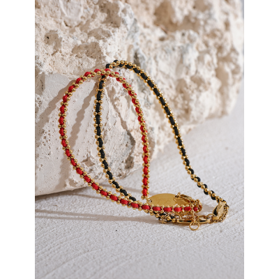 Yhpup-سوار مصنوع يدويًا من الفولاذ المقاوم للصدأ ،...