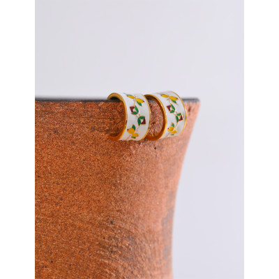 Yhpup الفولاذ المقاوم للصدأ رائعة الأبيض المينا زه...