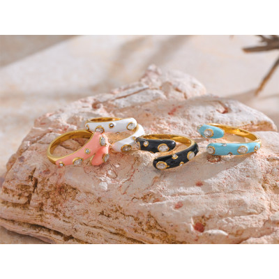 Yhpup قابل للتعديل كاندي Y2K أزرق أبيض أسود وردي ا...