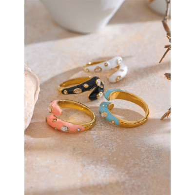 Yhpup قابل للتعديل كاندي Y2K أزرق أبيض أسود وردي ا...