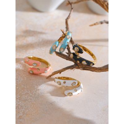 Yhpup قابل للتعديل كاندي Y2K أزرق أبيض أسود وردي ا...