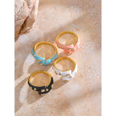 Yhpup قابل للتعديل كاندي Y2K أزرق أبيض أسود وردي ا...