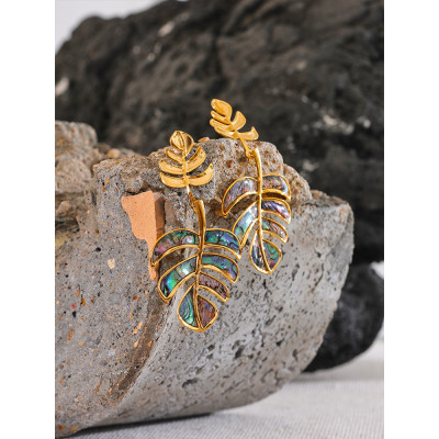 Yhpup الفولاذ المقاوم للصدأ أوراق كبيرة قطرة استرخ...