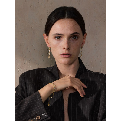 Yhpup حساسة الفولاذ المقاوم للصدأ لامعة مكعب زركون...