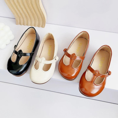 حذاء أميرات جلد للأطفال ، ربيع ، خريف ، خمر ، نسخة...