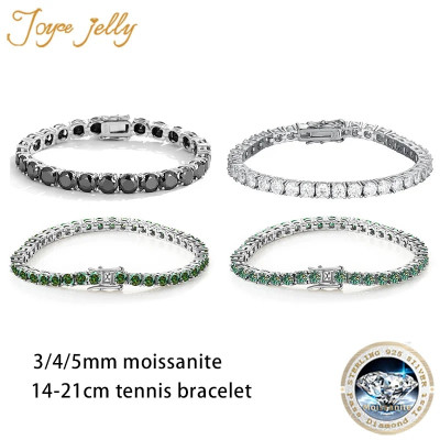 سوار للتنس من جويسيجيلي مويسانيتي ، الأصلي S925 فض...