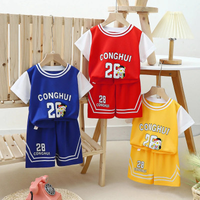 طقم تي شيرت بأكمام قصيرة وسراويل قصيرة ، بدلات ريا...