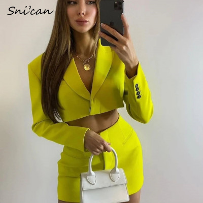 Al-Jawf outside the waist office jacket sexy laidie long sleeves Bodycon worn woman summer dress shirt fashion chic coat Abrigo