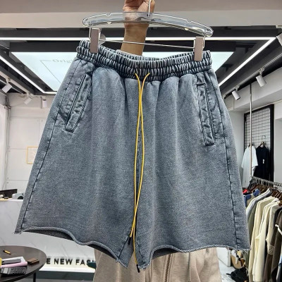 400g الثقيلة غسل vintage بلون السراويل الرياضية pa...