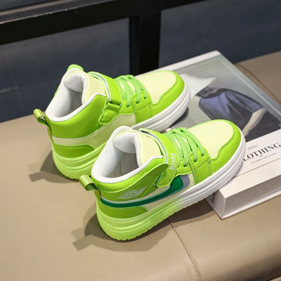 أحذية كرة السلة الجلدية عالية الجودة للأطفال ، أحذ...