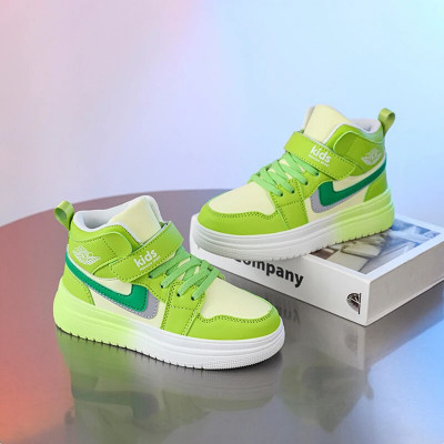 أحذية كرة السلة الجلدية عالية الجودة للأطفال ، أحذ...