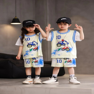 بدلة ملابس للأطفال ، سريعة الجفاف ، ماصة للعرق ، ق...