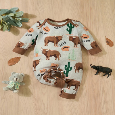 جمبسوت بطباعة نص البطل بأكمام طويلة للصبيان ، فستا...