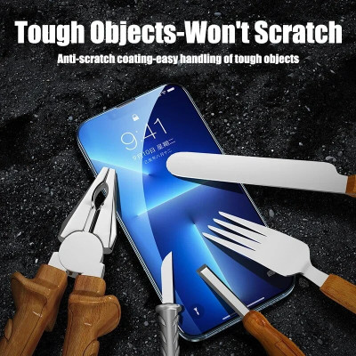 غطاء كامل من الزجاج المقسى لـ iPhone ، واقي الشاشة...