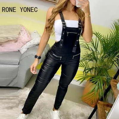 المرأة أنيقة الصلبة بولي Leather الجلود سستة ديكور...