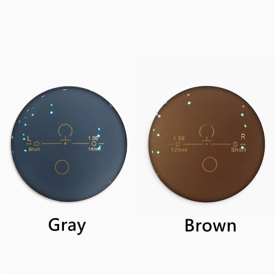 عدسات تقدمية باللونية الرمادي والبني ، 1.56 ، 1.61...