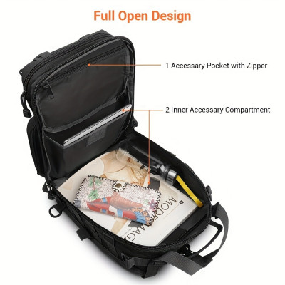 التكتيكية الرافعة على ظهره تنوعا حقيبة الصدر مقاوم...