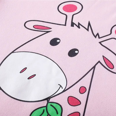 الاطفال الفتيات القطن الكرتون Giraffe طباعة منامة...